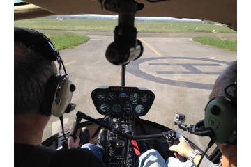 Vol d'initiation au piloage sur ROBINSON R22